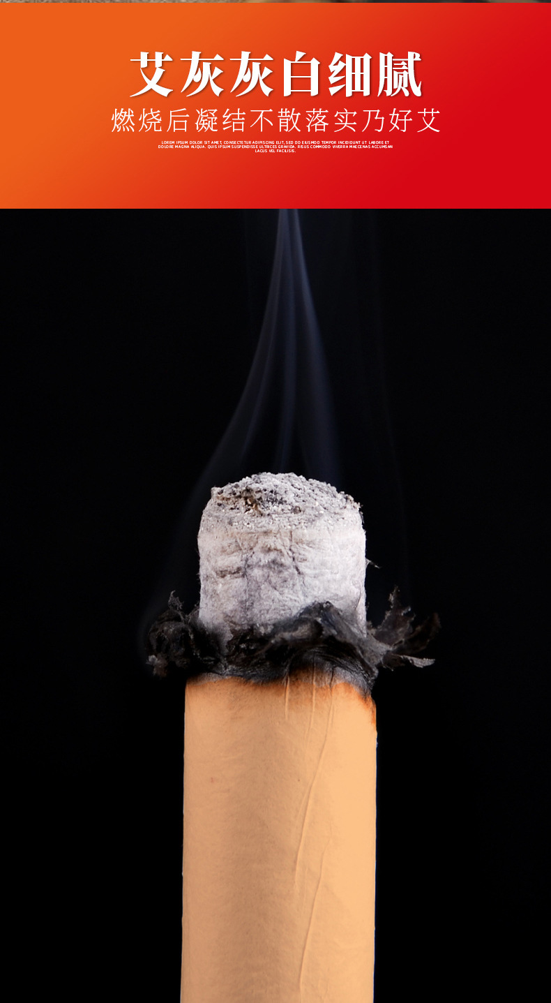 Moxa Sticks Ai Tiao 艾条 Pure Moxibustion Rolls 10 Sticks Aged Mugwort Ai Ye in use