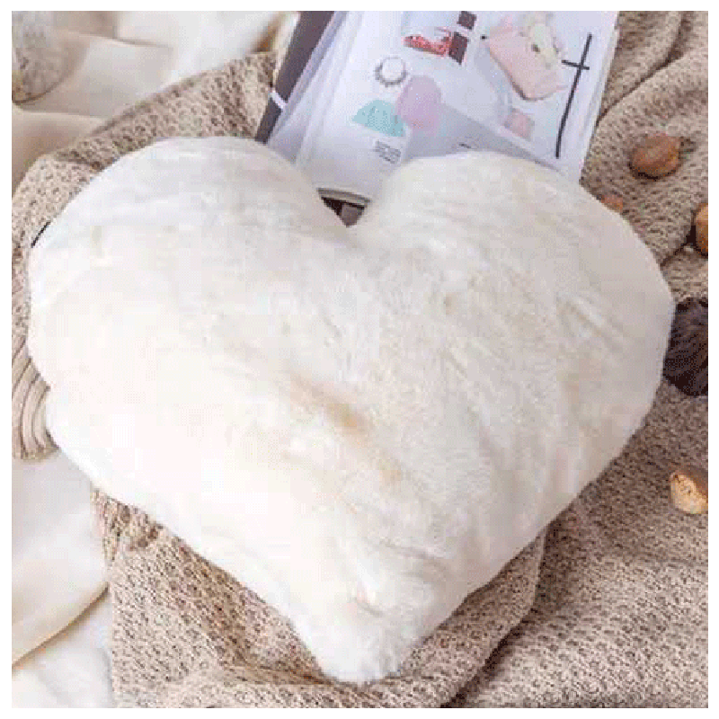 【靠垫】北欧ins少女獭兔毛皇冠床上靠枕榻榻米卧室床头靠垫