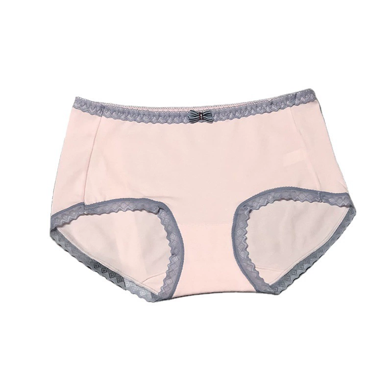 Lace pants with bow, mid rise