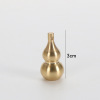 Copper gourd brass gourd pure copper gourd, five emperor money, open and down pure copper gourd brass pendant