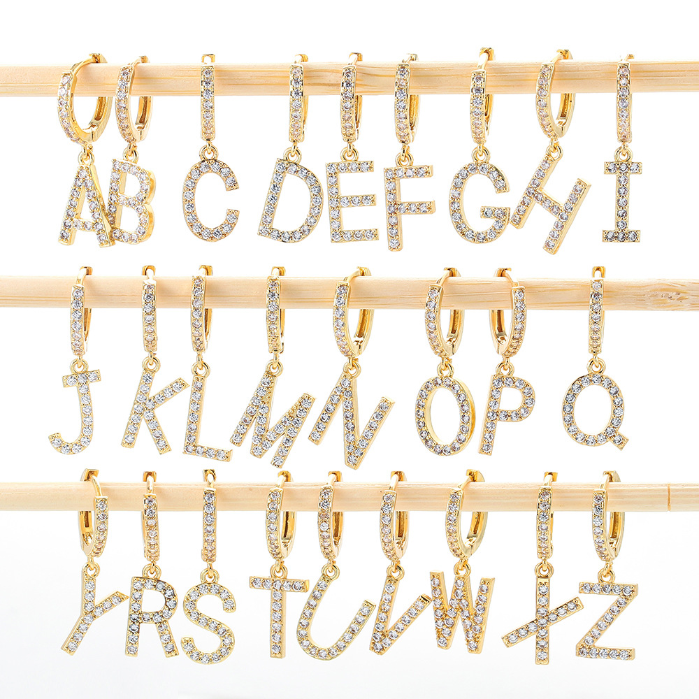 Fashion Letter Single Large Size Earrings display picture 9