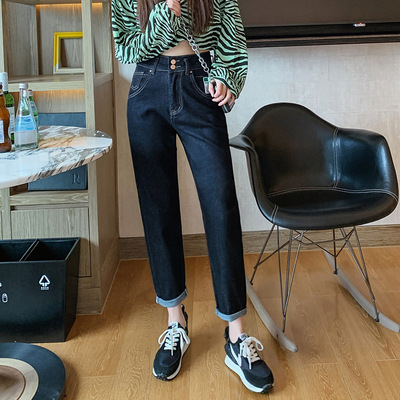 2020 Autumn new pattern Primary color Twill Paige Ladies Diddy Jeans Easy Show thin Manufactor Source of goods