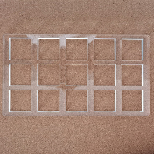 Acrylic Dacquoise oval love French pastry mold 34*19CM