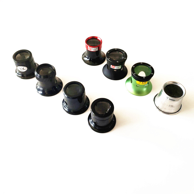 修表工具 眼罩 放大镜 修表用寸镜 不晕眩3倍5倍8倍.10倍目镜