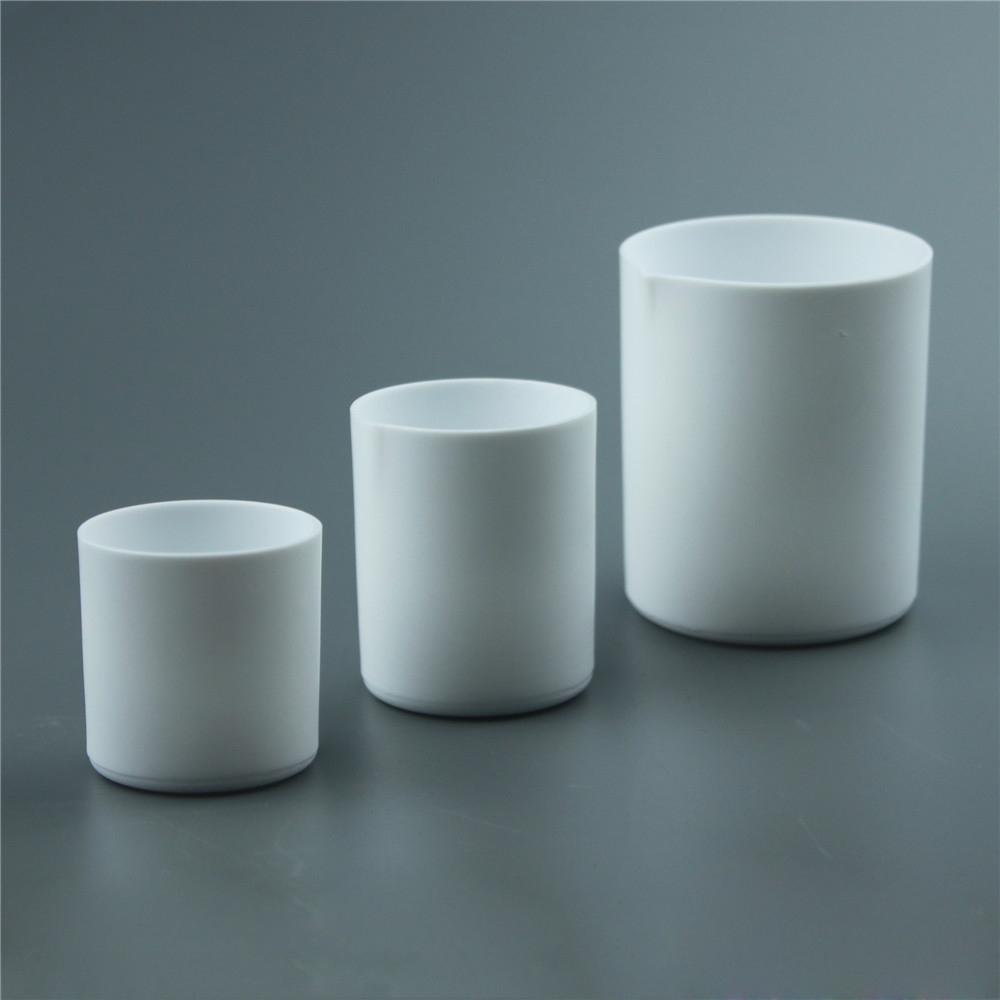 四氟烧杯50ml特氟龙烧杯100ml耐酸碱PTFE聚四氟乙烯烧杯本底低