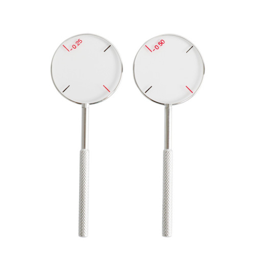 Optical shop optometry equipment accessories crossed cylindrical mirror 25 degrees or 50 degrees with metal handle optometry box cylinder