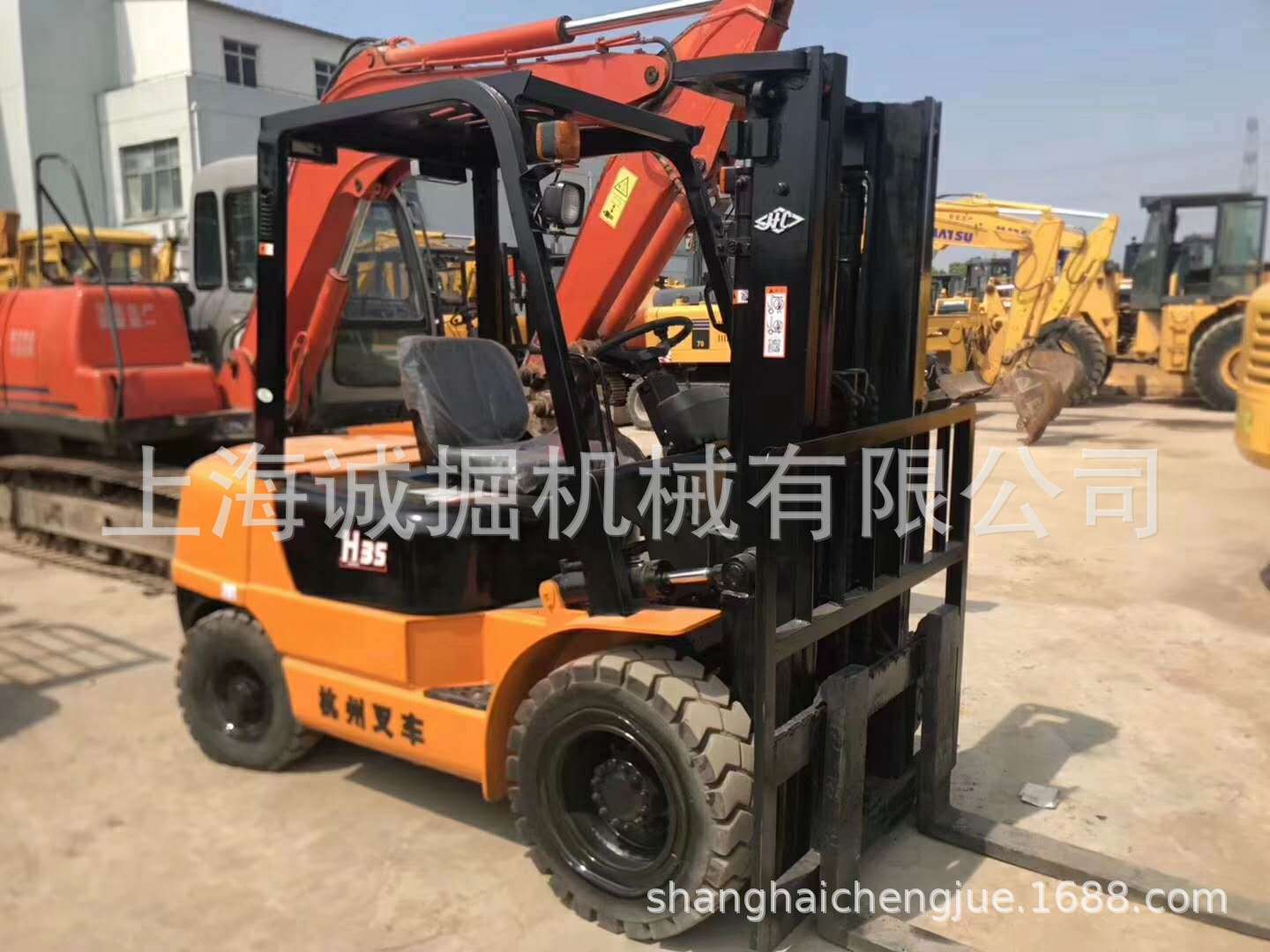 二手3.5吨杭叉叉车 二手杭叉5吨柴油叉车