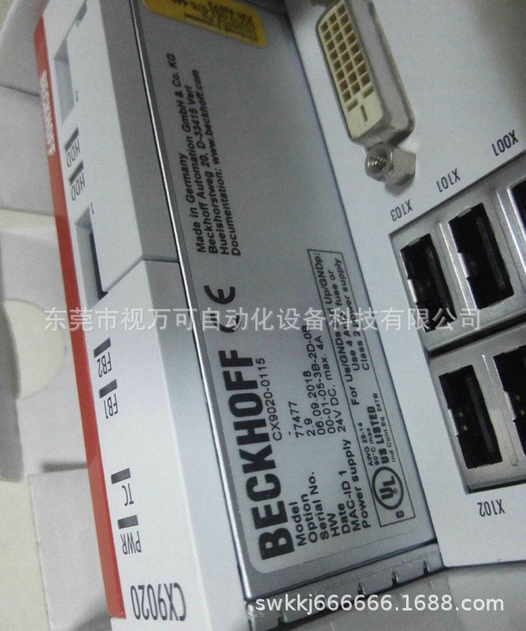 特价全新原装德国倍福BECKHOFF控制器 CX9020-0115 现货实拍议价