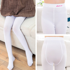 New spring and summer thin velvet anti-pilling children's dance socks stockings girls dance pantyhose