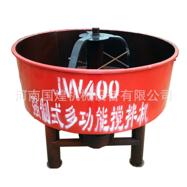 【国煌】jw400型平口搅拌机 立式混凝土搅拌机 加厚水泥砂浆