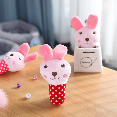 新款宠物兔子毛绒玩具狗狗磨牙互动玩具耐咬发声内含BB叫厂家直销|ms