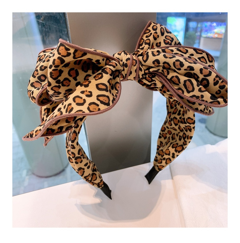120g Weight Headwear Classification Festival Occasion Geometric, Lattice Pattern Women'S Gender Retro Style Red, Green, Blue, Yellow, Black Color Korean Retro Style Leopard Print Headband 16