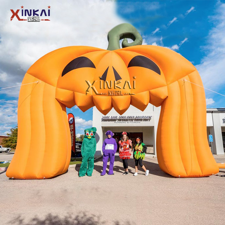 万圣节南瓜异形拱门 户外充气拱门模型 节日装饰道具万圣节用品