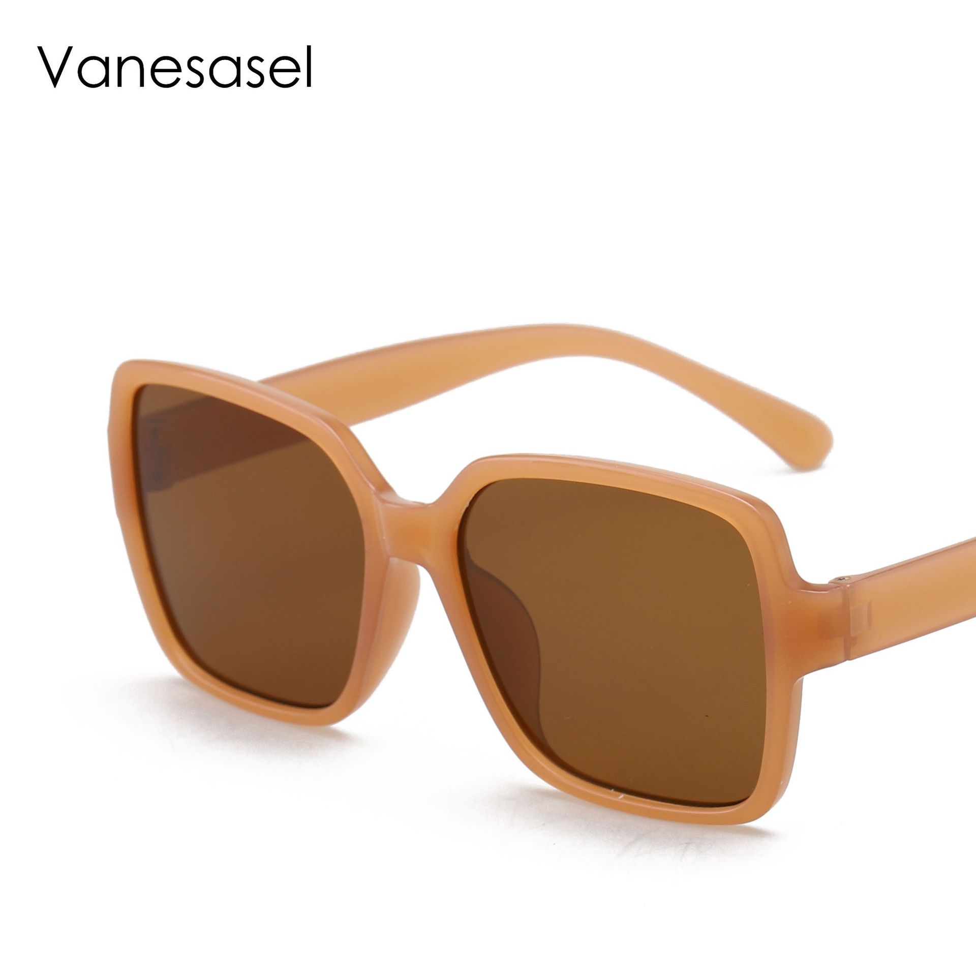 2020 gafas de sol de Marco grande de moda europeas y americanas gafas de sol de moda retro gafas de sol de color de jalea transfronteriza de moda para mujer