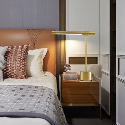 创意北欧全铜台灯卧室床头灯温馨ins风书桌书房客厅简约现代家用|ms