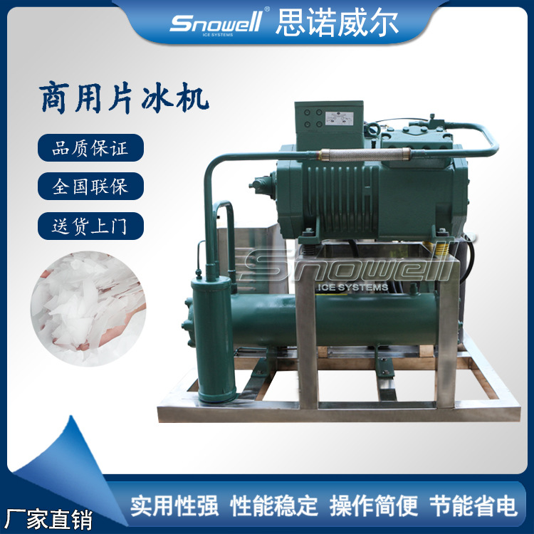 海水片冰机 渔港码头海鲜冷冻保鲜冰块制冰机 不锈钢船用片冰机