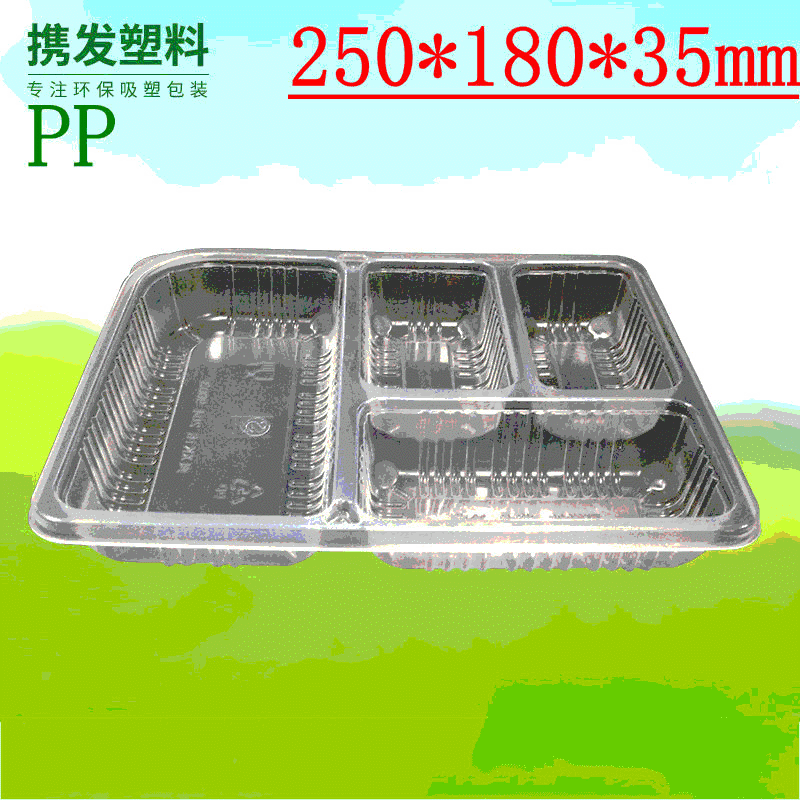 厂家工艺一次性餐盒PP材质透明吸塑食品托盘吸塑包装盒吸塑泡壳
