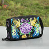 Ethnic square shoulder bag from Yunnan province, ethnic style, with embroidery