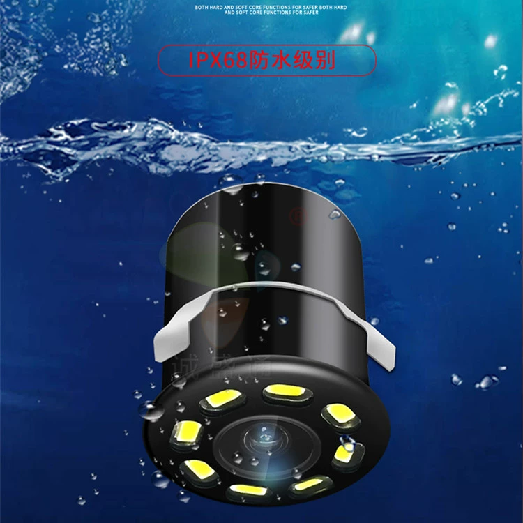 Камера заднего вида автомобиля изображение заднего вида Универсальная 18,5 удар 8LED свет белый инфракрасный HD ночного видения