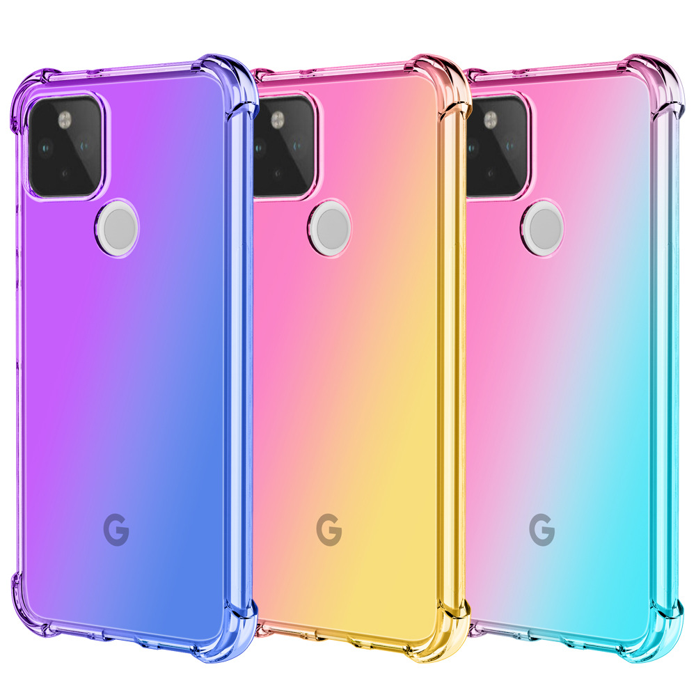 Google Google pixel 5A Google pixel 4A 5G Gradient color Mobile phone shell