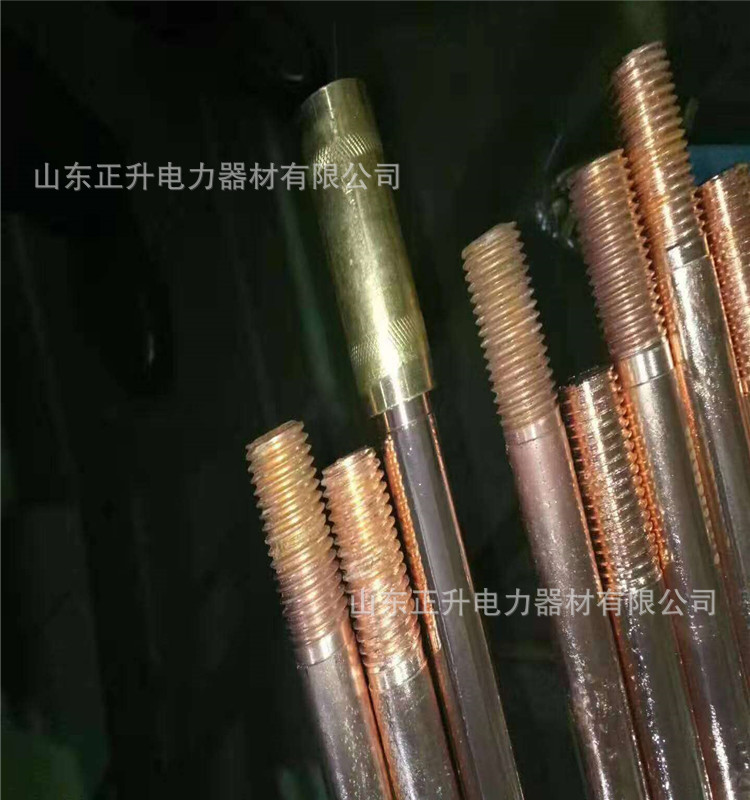 现货供应圆钢镀铜 黄铜接地棒 镀银铜包钢线