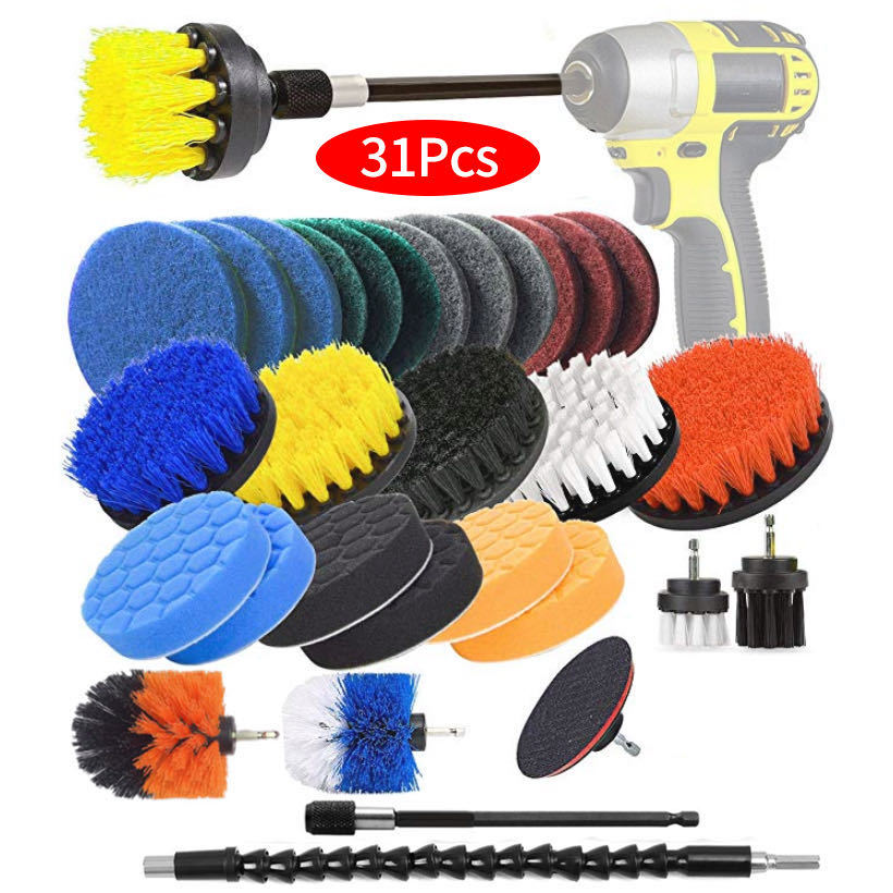 31-piece cleaning and polishing sponge s...