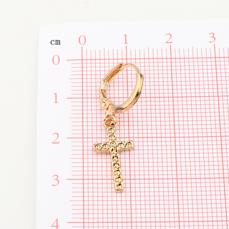 Alloy Material Fashion Geometric Plating Alloy No Inlaid Drop Earrings