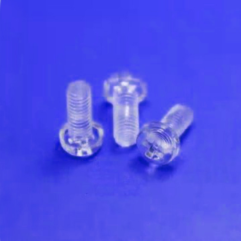 透明塑料螺丝M2十字圆头PC螺栓简易安装锁紧螺杆绝缘螺丝M2.5