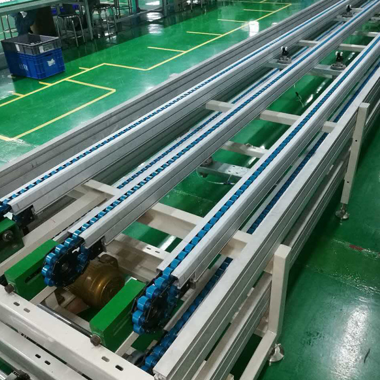 倍速链装配机输送线 车载冰箱便捷蓝牙音响生产线 总装线板链线