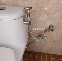 馬桶噴槍水龍頭婦洗器噴頭廁所衛生間水槍伴侶沖洗器家用高壓增壓