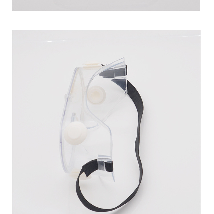 Four bead breathable medical goggles, large frame fog anti spit splash labor protection glasses, myopia glasses_voghion.com