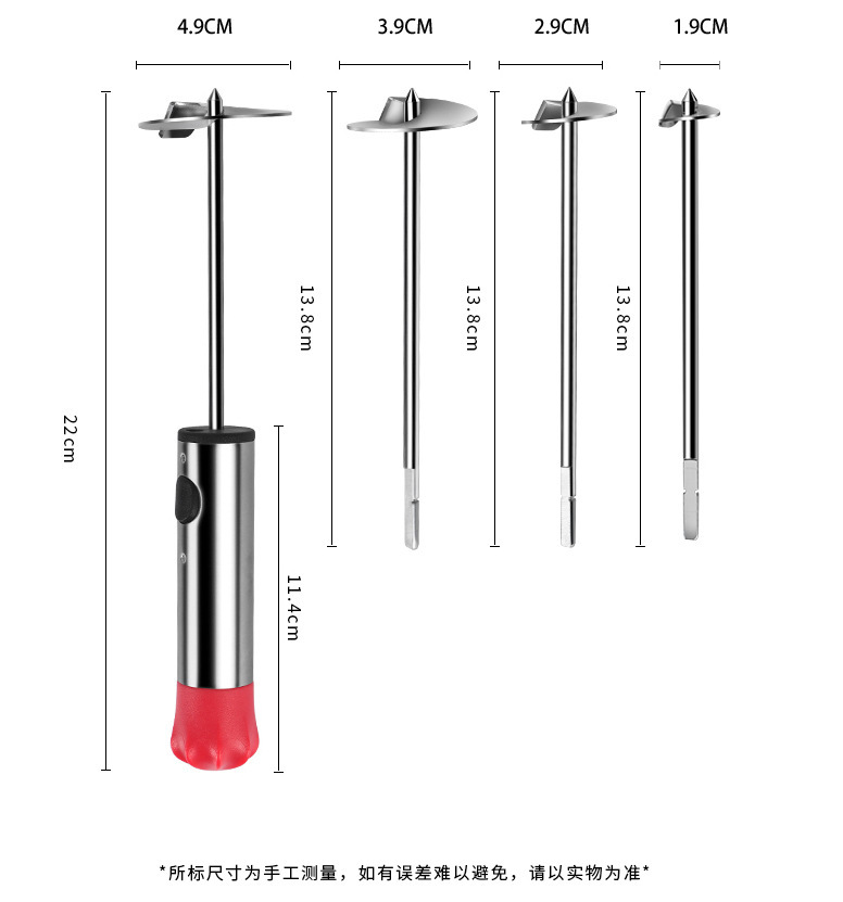 Moda Geométrico Acero Inoxidable Corer De Frutas Y Verduras Juego De 4 Piezas display picture 1