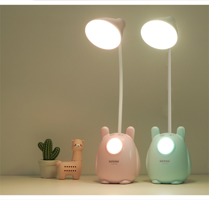 泰格信TGX-792少女心led护眼充电台灯书桌学生写字创意灯礼品定制详情图12
