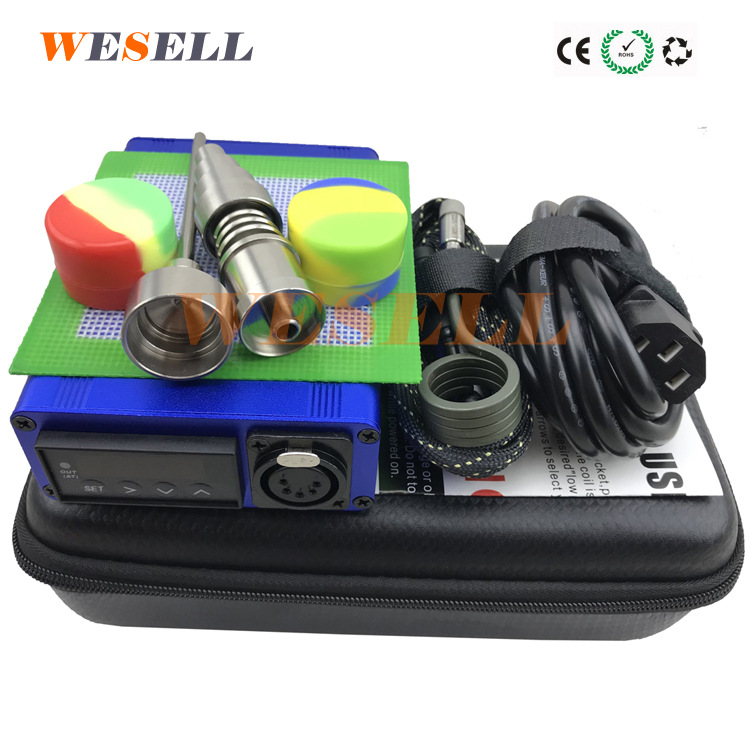 PID Temperature Controller 蓝色彩色 E nail 温控器 钛钉 Dnail