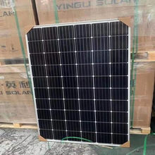 英利PERC单晶硅电池片高效450W瓦太阳能发电光伏电池片组件双玻板
