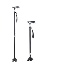 1.2MM老人拐杖磁疗多功能折叠拐杖手杖带灯老年人用品铝合金拐棍