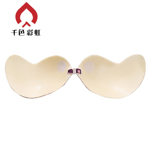 silicone bra芒果拉拉女神乳贴隐形文胸硅胶加大码内衣胸贴