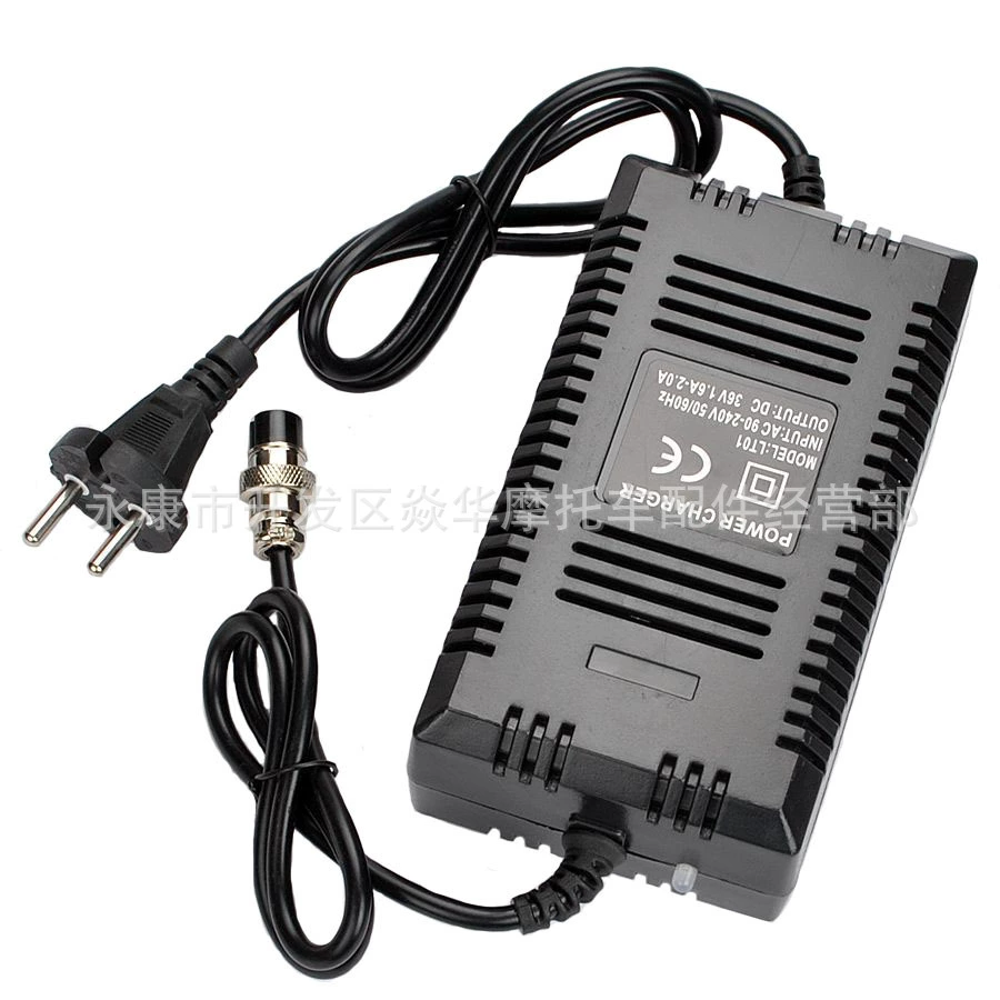 36 В 1,6-2,0 А стандартное зарядное устройство для свинцово-кислотных аккумуляторов электрический скутер ATV аккумулятор автомобильные запасные части