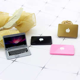 泓豪工厂直供ob11微缩食玩具模型场景娃娃屋配件迷你苹果电脑B158