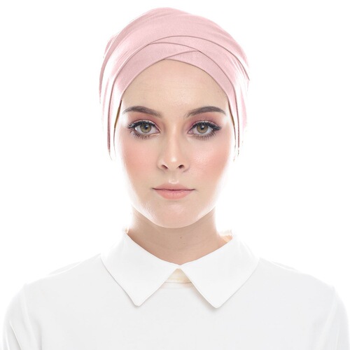 Malaysia solid color 31 shades Modal cross hat base hat headscarf inner wear Arabic gauze hat inner