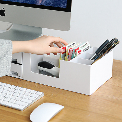Neck protector computer monitor screen heightening shelf base desk desktop laptop desktop storage box storage