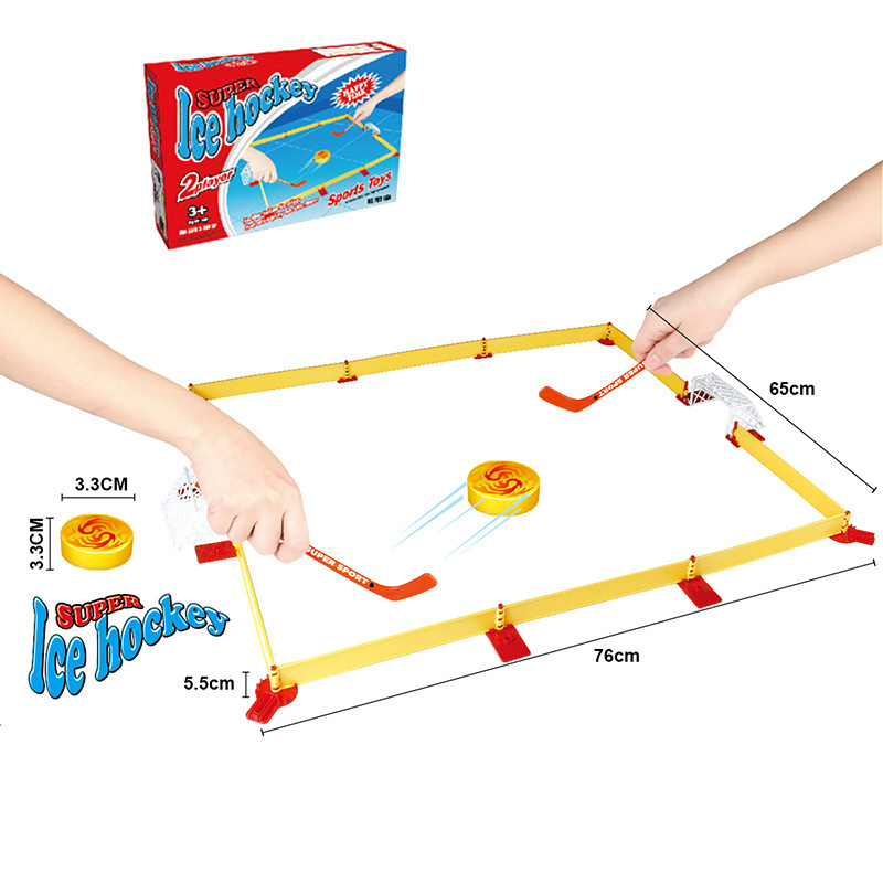 Juguetes deportivos de hockey de mesa de hockey autoinstalados de bricolaje para padres e hijos para niños