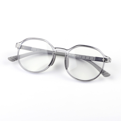  New TR Silicone Blue-Blocking Fashion Children's Glasses for Boys and Girls Students, Removable Nose Pads, Model 9810