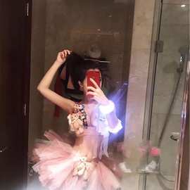 新品爆闪led发光手镯电音节3d cuff出口手环臂环蹦迪酒吧闪光用品