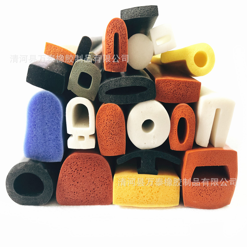 供应 耐高温硅胶条 海绵发泡硅胶条  硅胶制品