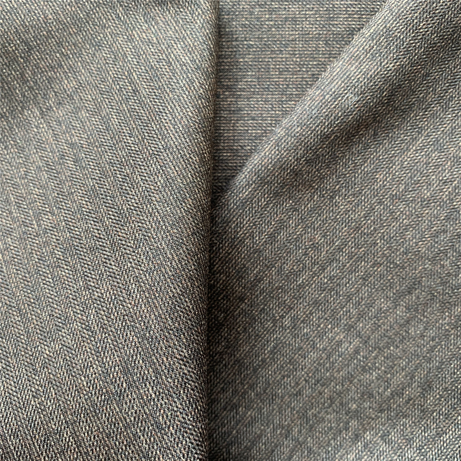 服装面料 人字斜仿麻面料 春秋薄款女装男装西服面料