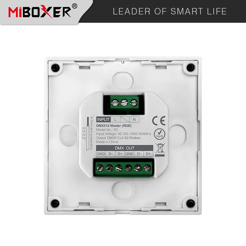 Miboxer brand DMX512 RGB host panel group touch panel host remote control