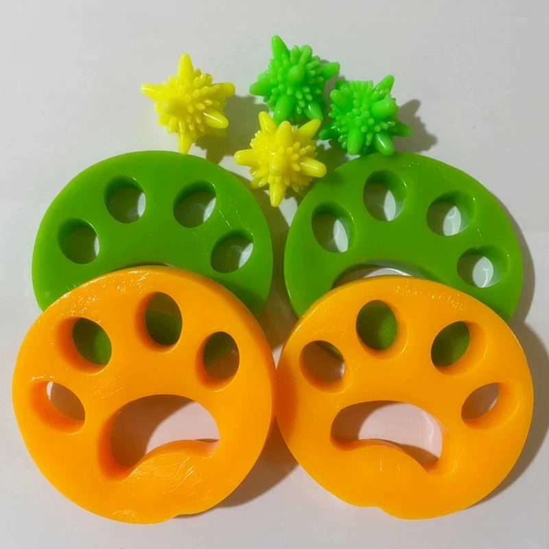 Cross -border explosion laundry ball+ sticky cushion cleaning clothes hair pet sticky hair removal water rinse