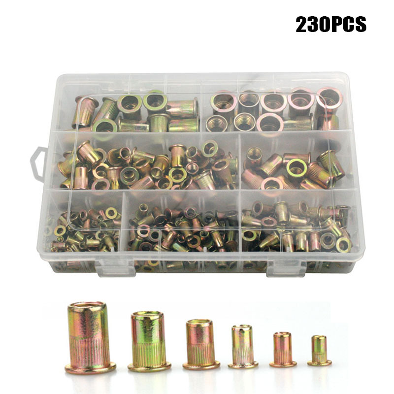 230PC 당김 리벳 너트 M3-M12 조합