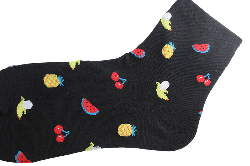 Frau Japanischer Stil Karikatur Baumwolle Jacquard Crew Socken Ein Paar display picture 8